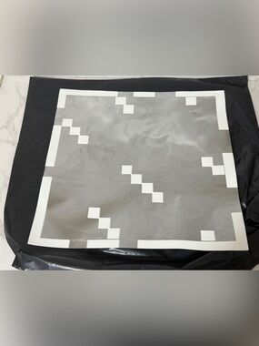 Minecraft Glass Pane Window Static Cling Pixel Graphics No Residue 10 Pack